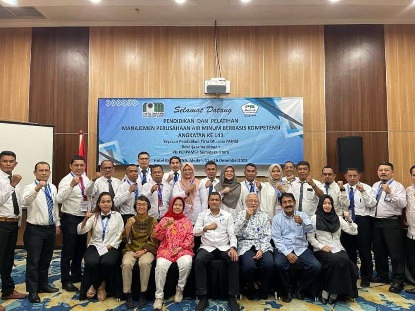 Pelatihan Manajemen Perusahaan Air Minum Angkatan 143 Berakhir,  Kabir Bedi: Pegawai Harus Miliki Kompetensi di Bidangnya