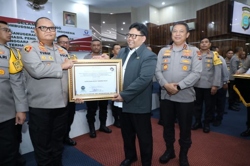 Polres Tanjung Balai Kembali Raih Zona Hijau dari Ombudsman RI