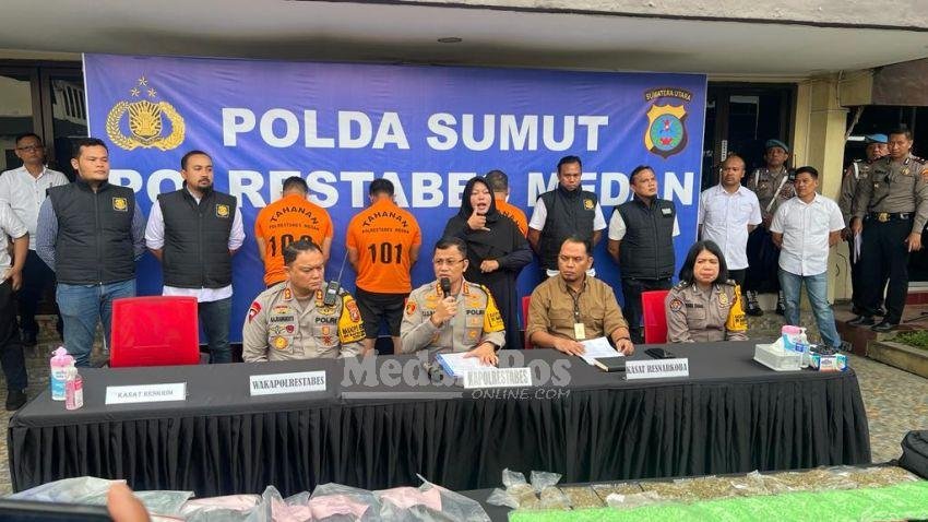 Disiapkan Untuk Tahun Baru, Polrestabes Medan Gagalkan Peredaran 15.000 Butir Ekstasi