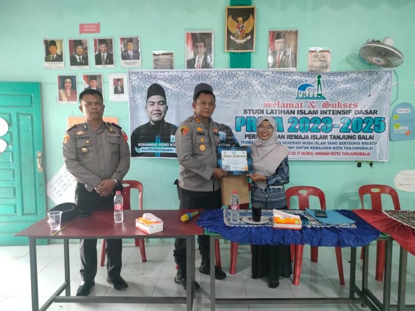 Kapolres Tanjung Balai Narasumber Studi Latihan Islam Intensif Dasar Perhimpunan Remaja Tanjung Balai