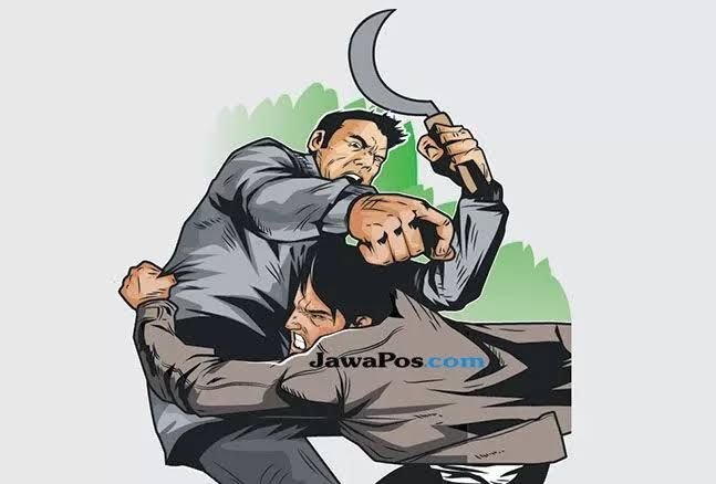 Pelaku Penyerangan Gunakan Sajam Hingga Korban Tewas dan Luka Belum Tertangkap