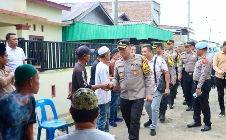 Kapolres Pelabuhan Belawan  Sampaikan Rasa Duka Cita Kepada Kelurga Korban Tawuran