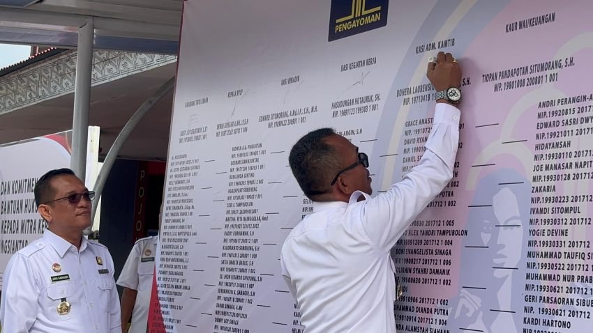 Lapas Klas IIA Pematangsiantar Apel Penandatanganan Pakta Integritas & Komitmen Bersama