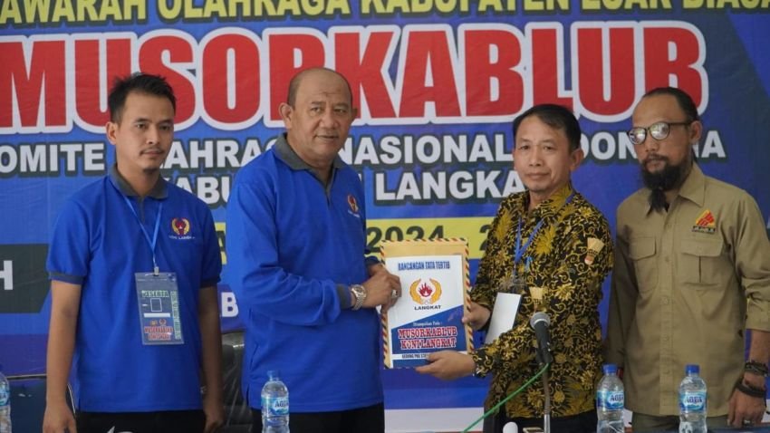 Terpilih Jadi Ketua KONI Langkat 2024-2028, Syah Afandin: Mari Bersama Majukan Olahraga