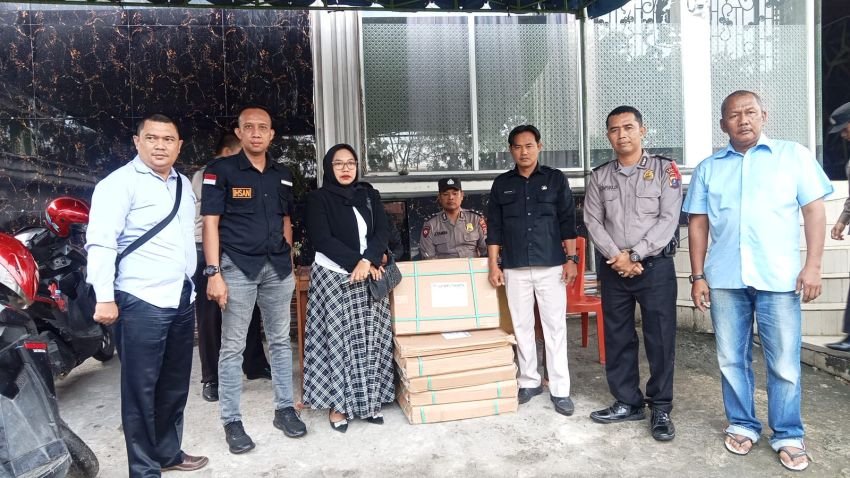 Polres Tanjung Balai Laksanakan Pengamanan Pendistribusian Logistik