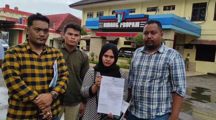 Keluarga Almarhum Korban Penembakan Oknum Polisi Mengadu ke Propam Poldasu