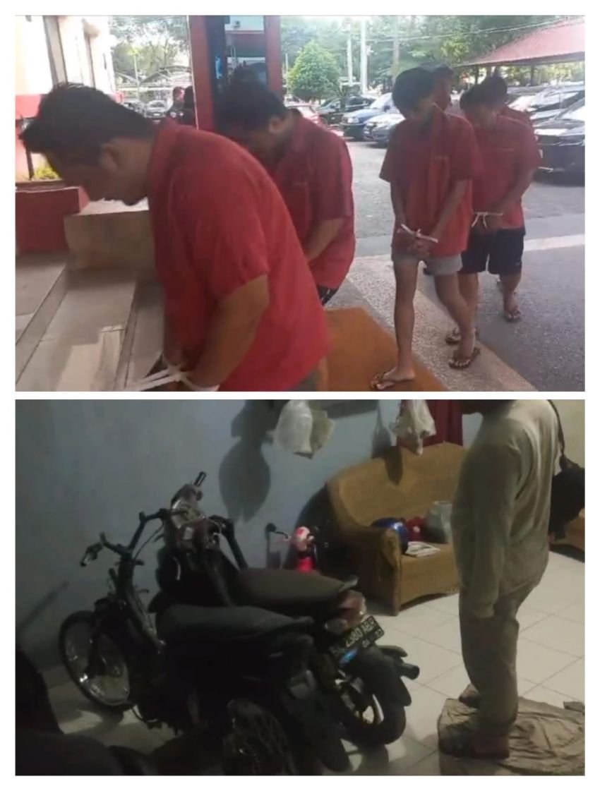 Gondol 30 Sepeda Motor, Polda Sumut Tangkap 5 Sindikat Curanmor dan STNK Palsu