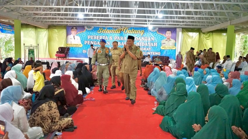 Ribuan Jemaah Pengajian Al-Hidayah sambut Syah Afandin di Sei Bingai