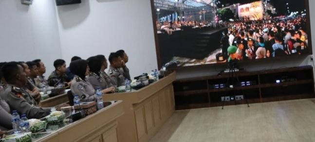 Waka Polrestabes Medan Pimpin Nobar Peace and Harmony Jogya Asik
