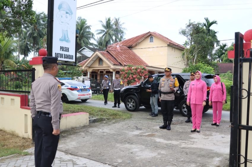 Kapolres Tanjung Balai Kunjungan Kerja Ke Polsek Sejajarannya