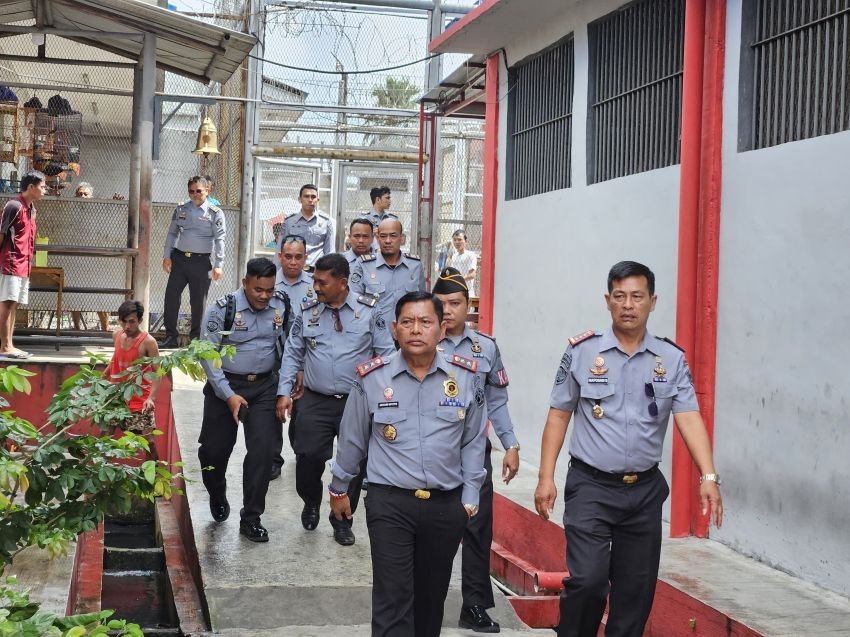 Kakanwil Kemankum HAM Kunker ke Lapas Pancur Batu