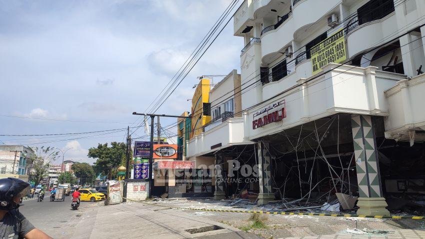 Heboh, Pipa Gas PGN Meledak Hancurkan Bangunan di Jalan SM Raja, Ini Identitas Korban