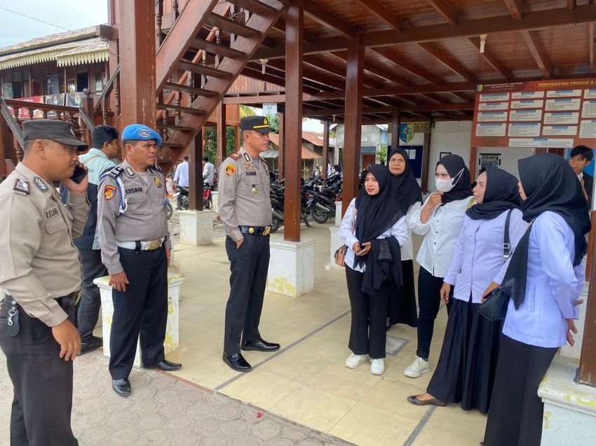 Kapolsek Indrapura: Masyarakat Harus Teliti Menanggapi Berita Terkait Pemilu, Jangan Kita Terjebak dengan Berita Hoax