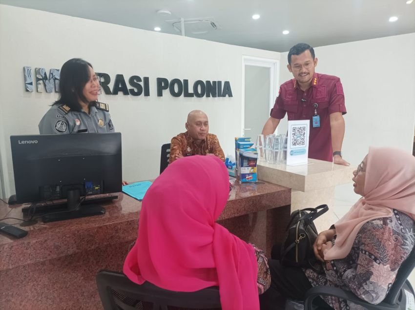 Kantor Imigrasi Kelas I TPI Polonia Hadir Dalam Layanan Tambahan di MPP
