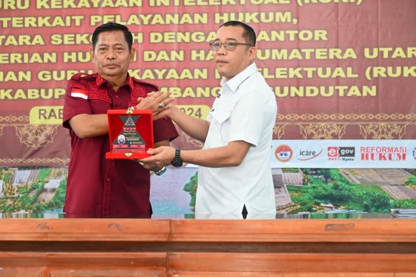 Bupati Humbahas: Pendidikan Perlindungan Kekayaan Intelektual Sangat Penting