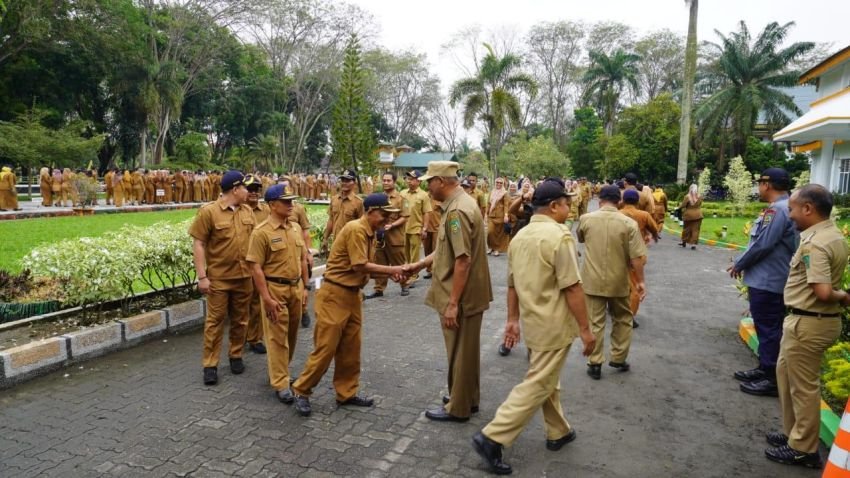 Apel Gabungan Terakhir, Syah Afandin Minta Maaf Atas Segala Kekurangannya