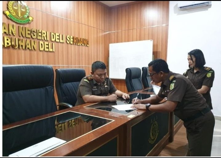Cabjari Deli Serdang di Labuhan Deli Gelar Apel Integritas Zona WBK