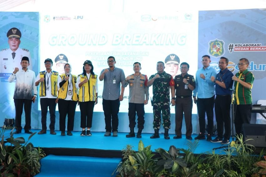 Kejari Medan Kawal Proyek Rehabilitasi dan Renovasi Stadion