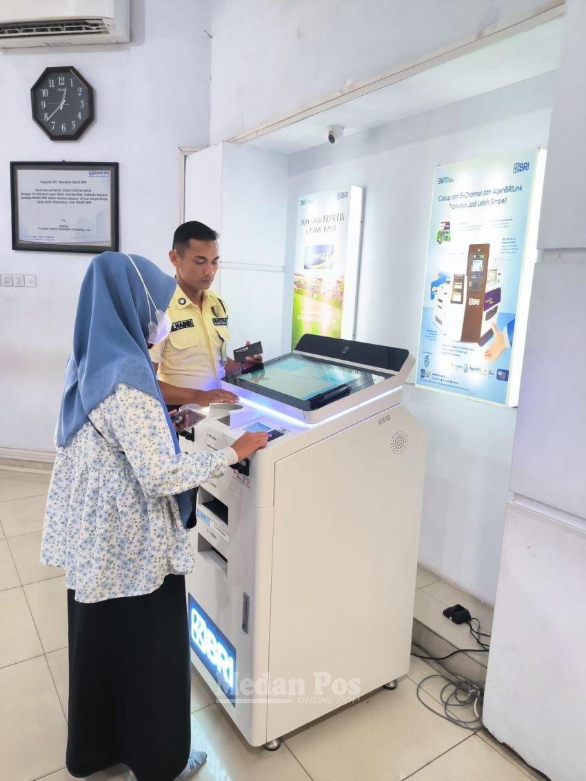 Mesin Self Service Banking Hadir Di BRI Kanca Lubuk Pakam