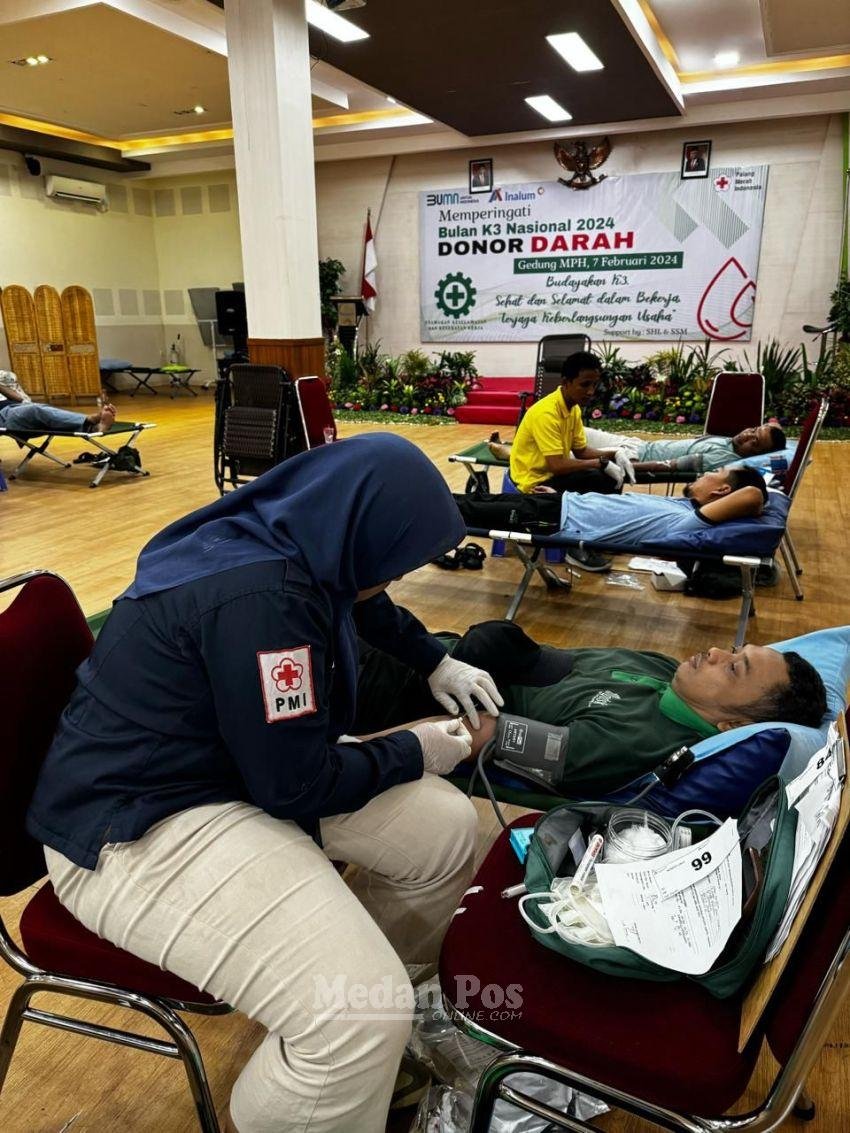 Corporate Secretary Inalum Mahyaruddin Ende: Donor Darah Sebagai Komitmen Perusahan Memberi Manfaat Bagi Masyarakat