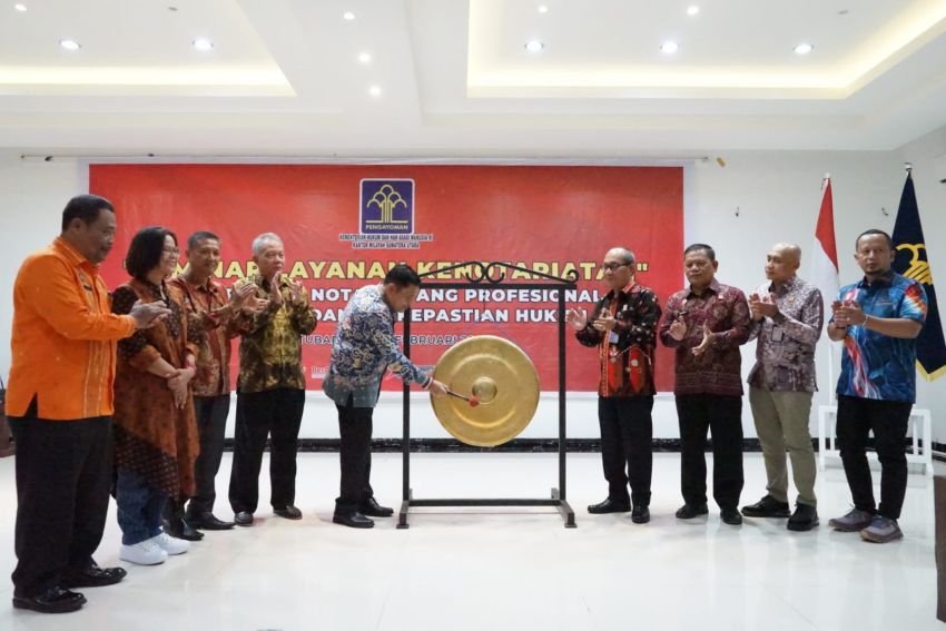 Kakanwil Buka Seminar Layanan Kenotariatan di Sumut Membangun Pelayanan Hukum yang Profesional dan Berkualitas