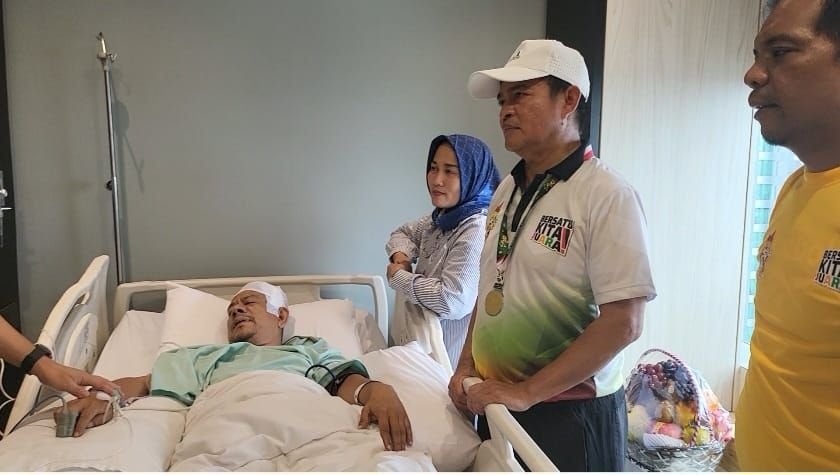 Pendarahan Otak, Ketua Pewarta Dijenguk Pj Gubsu