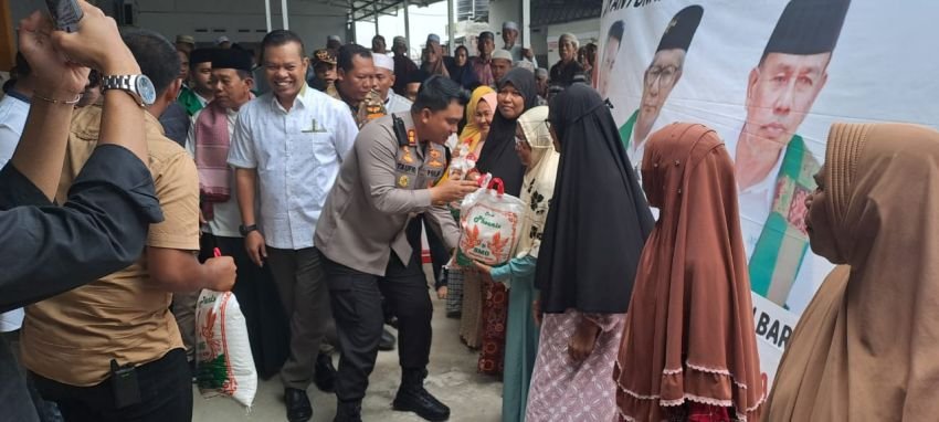 Rangkaian Harlah NU KE 101, Polres Batu Bara Laksanakan Dzikir Do'a Bersama dan Berikan Santunan Anak Yatim Serta Pemberian Sembako