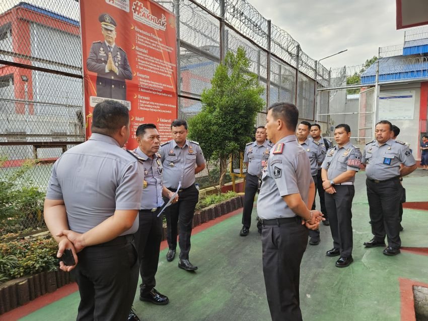 Kakanwil Kemenkumham Sumut Pantau Kesiapan Pemilu 2024 di Lapas Pancur Batu