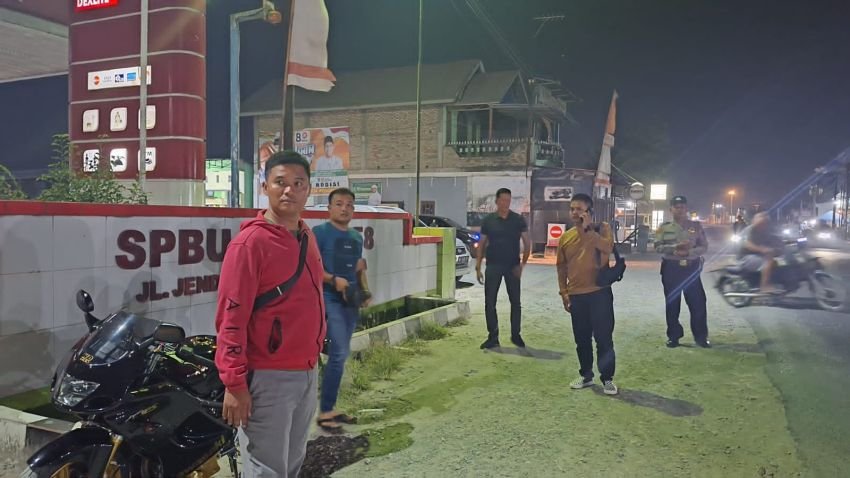 Polsek Sejajaran Polres Batu Bara Gelar Patroli dan Cooling System Jaga Kamtibmas Jelang Pemilu