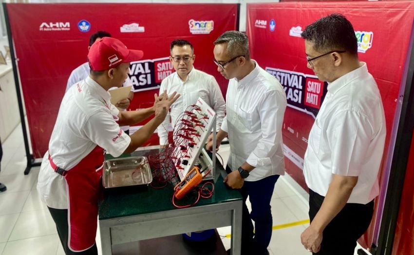 Motor Listrik Jadi Materi Uji Baru Festival Vokasi Honda
