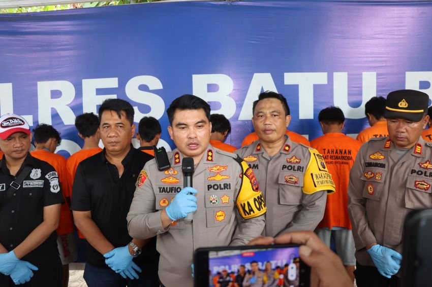 10 Hari, 8 Kasus Sabu Dengan 10 Tersangka Diungkap Polres Batu Bara