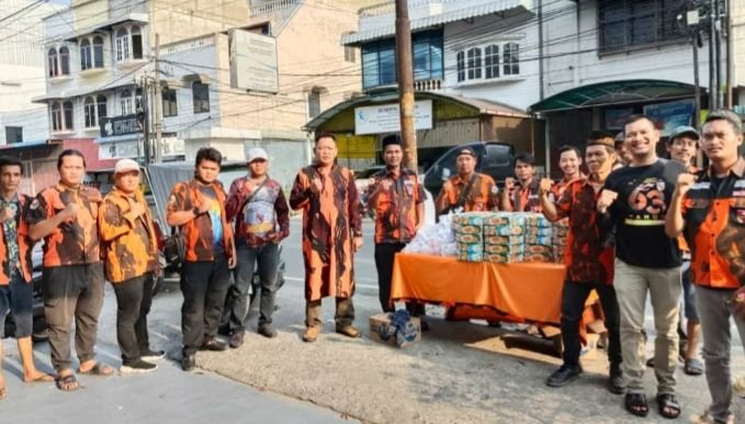 Pemuda Pancasila Kecamatan Medan Area Buka Puasa Bersama dan Bagi-bagi Takjil