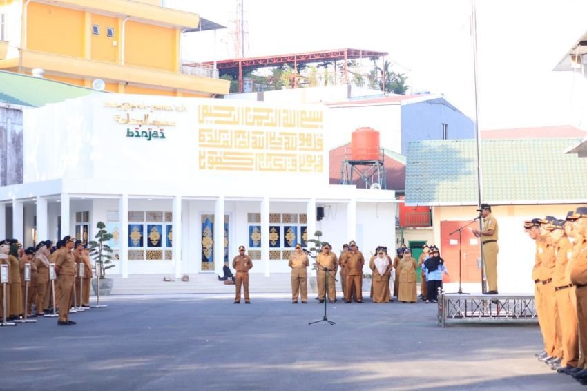 Wali Kota Binjai Pimpin Apel Gabungan ASN dan Non ASN Pemko Binjai