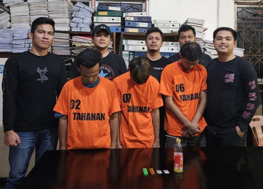 Sat Narkoba Polres Simalungun Ringkus Tiga Penikmat Sabu