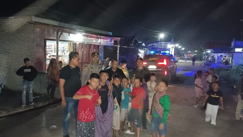 Polsek Medang Deras serta Forkopinca Medang Deras Patroli R 4 dan R 2.