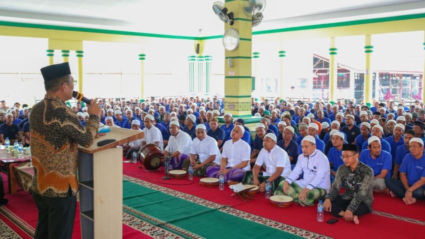 Lapas Klas IIA P.Siantar Peringati Isra' Mi'raj 1445 H Bersama Warga Binaan