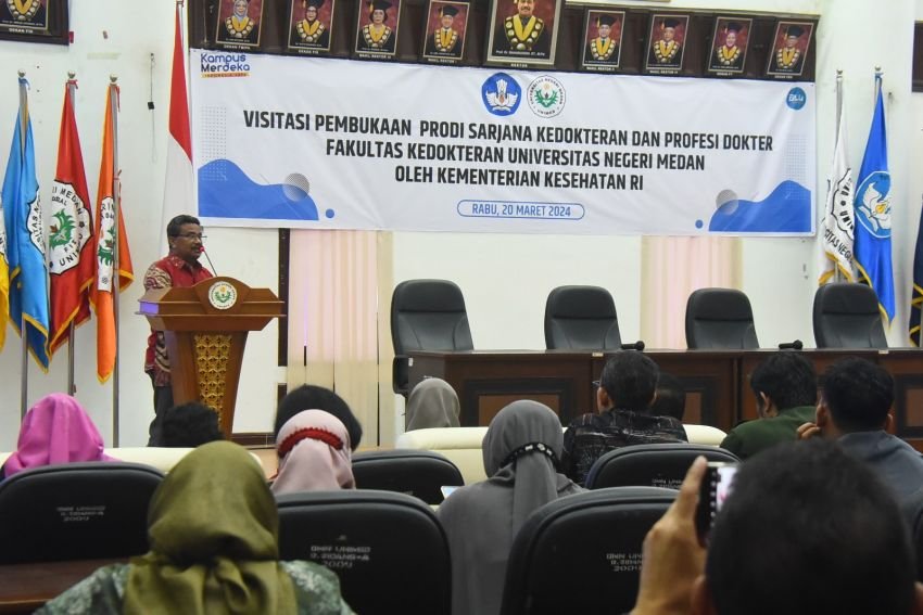 Tinjau Kesiapan Fakultas Kedokteran, Kemenkes RI Visitasi Unimed