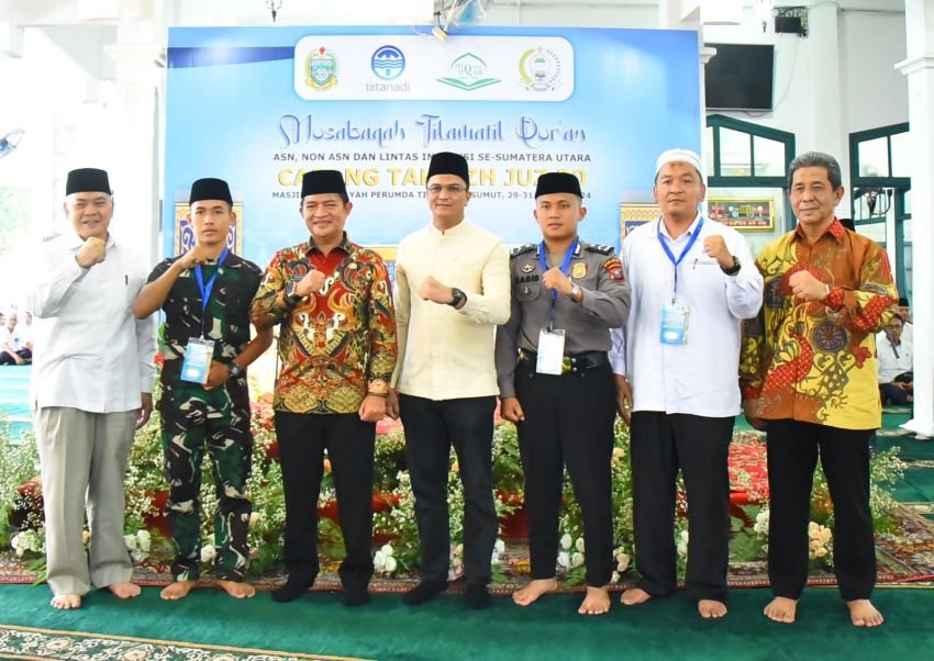 Pj Gubsu Buka MTQ ASN Non ASN Lintas Instansi se Sumut Perumda Tirtanadi Jadi Tuan Rumah