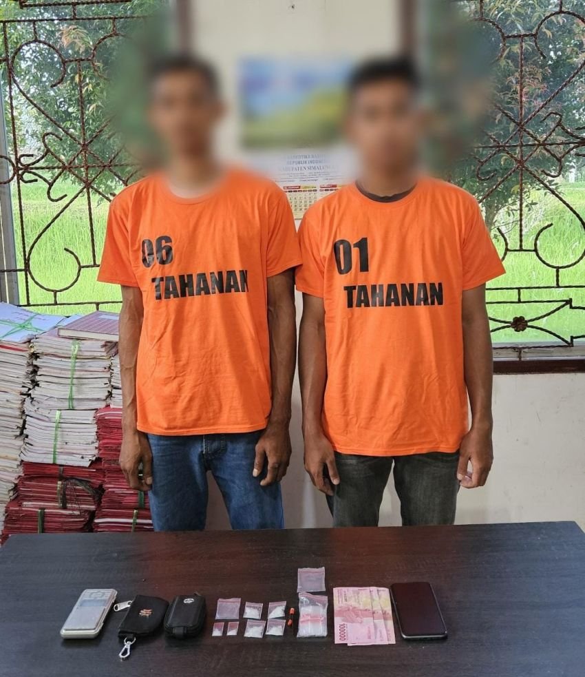 Sat Narkoba Polres Simalungun Ringkus 2 Pelaku Narkoba Dari Sebuah Gubuk Ujung Padang