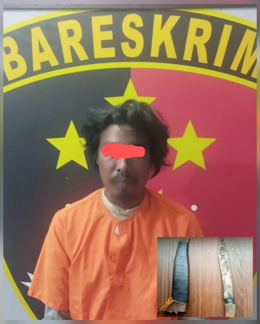 Dugaan Pengancaman Tetangganya Pakai Parang, Pria Warga Sukaramai Dijebloskan Ke Penjara