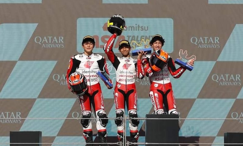 Raih Podium Tertinggi, Pebalap Astra Honda Lanjutkan Kejayaan di Asia Talent Cup Qatar
