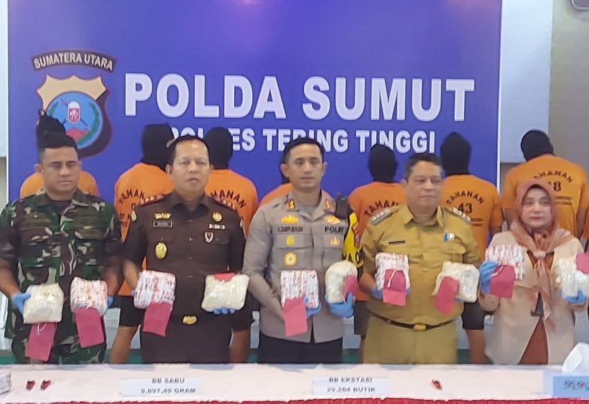 PJ Wali Kota Apresiasi Polres Tebing Tinggi Ungkap Kasus Besar Narkotika