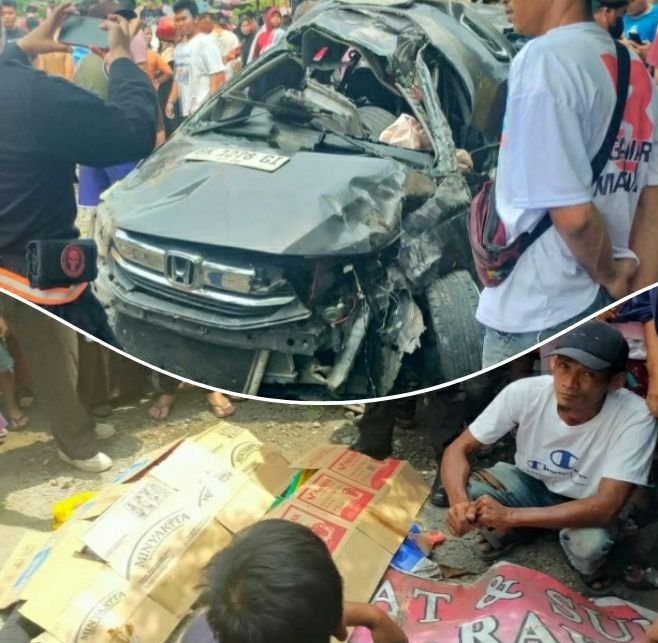 Empat Penumpang Mobilio Tewas Ditabrak Kereta Api Lelawangsa