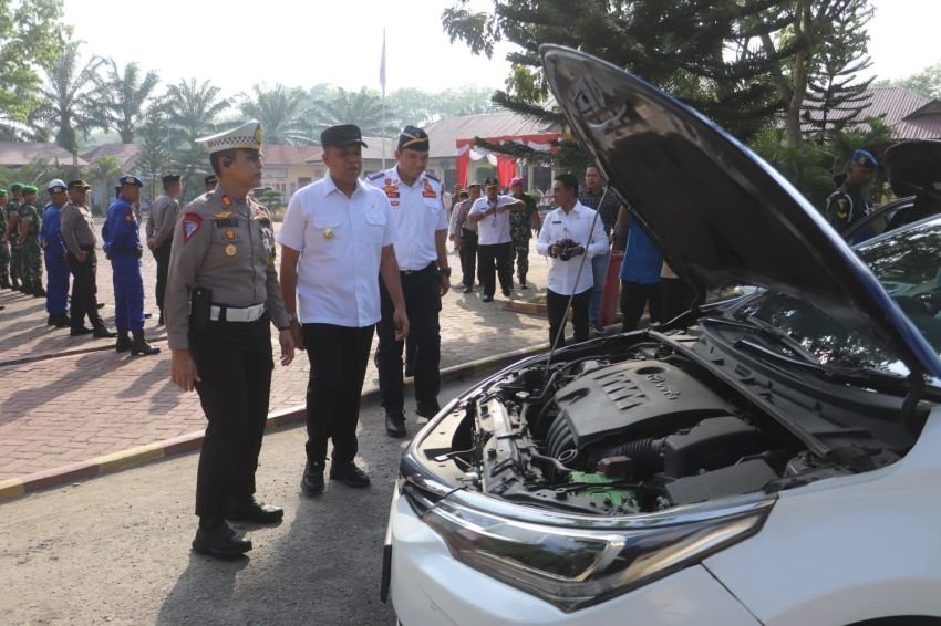 Pj. Bupati Langkat Pimpin Apel Gelar Pasukan Operasi Keselamatan Toba 2024.