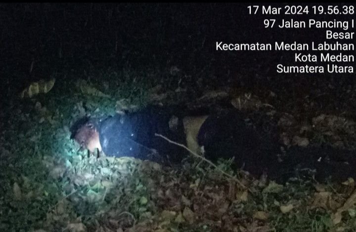 Warga Marelan Ditemukan Tewas di Pinggiran Tol Martubung