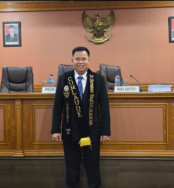 Darmawan Yusuf Berhasil Raih Gelar Doktor Dari USU Dengan Predikat Cumlaude