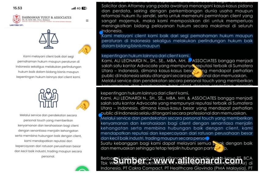 Ngaku Pengacara Top,Jiplak Tulisan Pribadi Pengacara Senior
