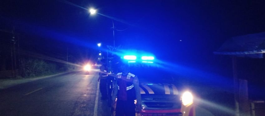 Gelar Blue Light Patrol Personel Sat Samapta Pastikan Kota Batu Bara Aman