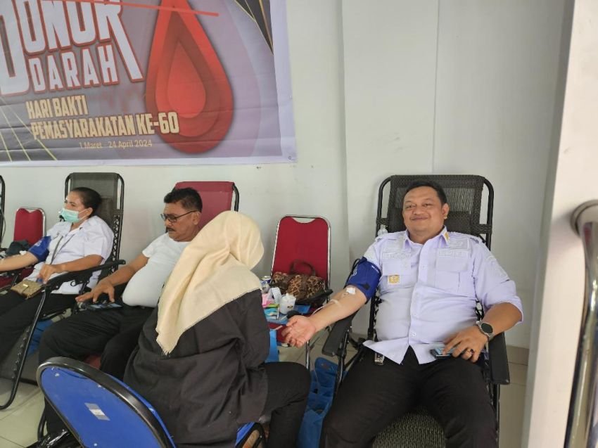 Lapas Pancur Batu Gelar Aksi Donor Darah