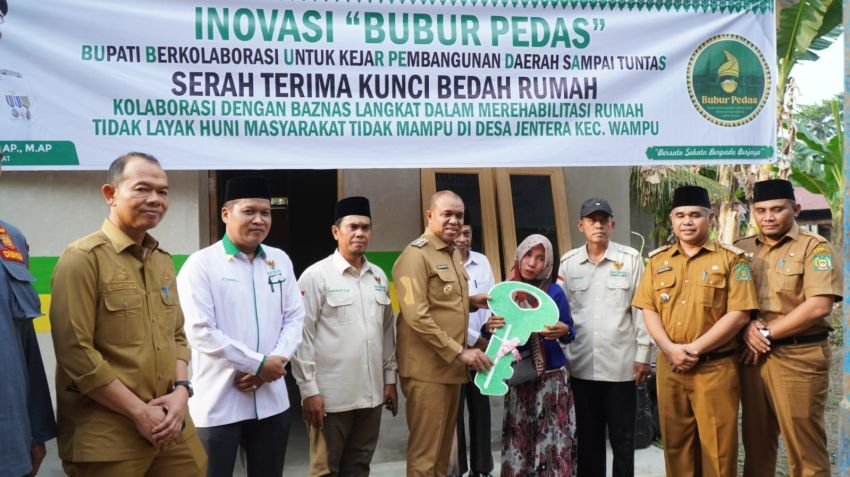Basnaz Langkat Tancap Gas Jalankan Program Bubur Pedas Pj Bupati Langkat